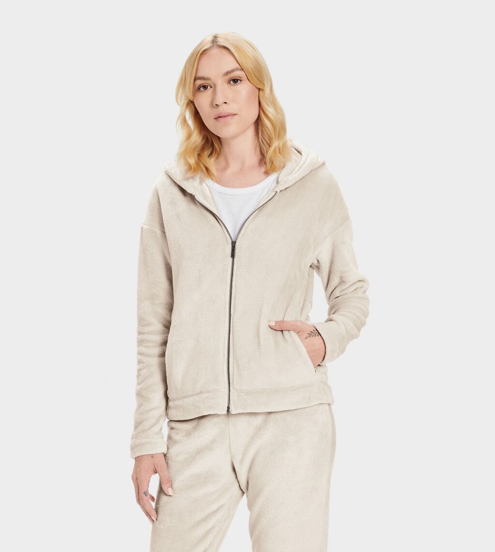 Ugg Tasha - Womens Hoodie - Beige - NZ (8357KFOZD)